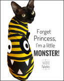 sphynx, sphynx cat kitten clothes, halloween, cat clothes, cat couture, peterbald, bambino, devon rec, cornish rex