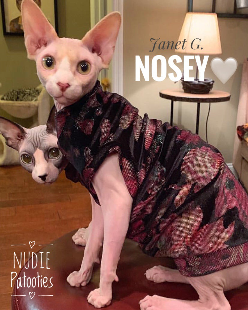 Nudie Retro Style Velvet Smoking Jacket