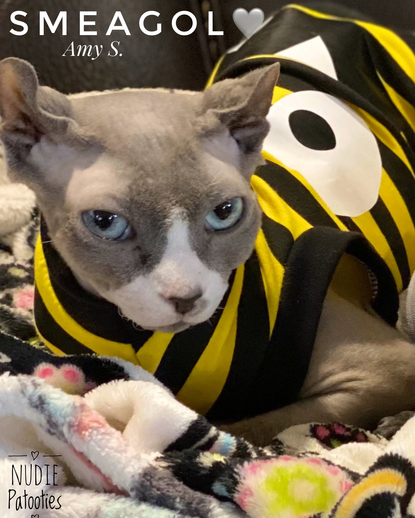 Yellow and Black Stripe "Monster Mash"