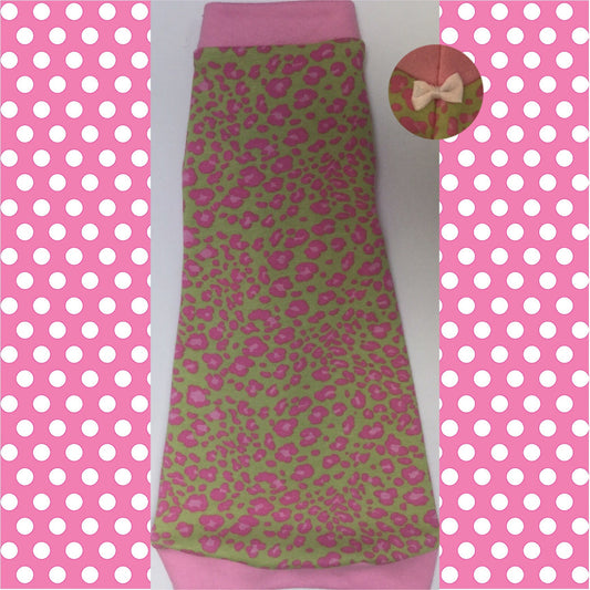 Pink and Lime Green Leopard - Nudie Patooties