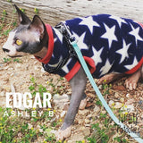 Navy and White Stars Fleece "All American"