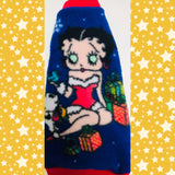 Christmas Betty Boop "Naughty is the New Nice" - Nudie Patooties  Sphynx cat clothes for your sphynx cat, sphynx kitten, Donskoy, Bambino Cat, cornish rex, peterbald and devon rex cat. 