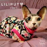 Cotton Blend Sugar Skulls - Hot Pink