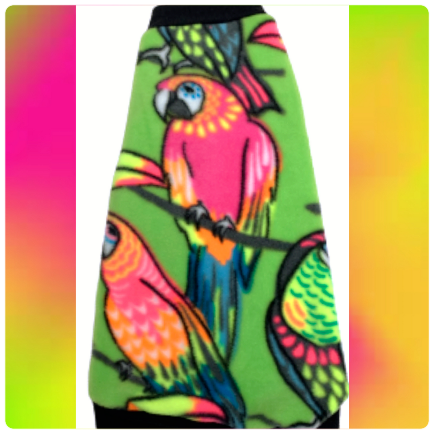 Warm lime green fleece shirt for sphynx cat and kitten.  Sphynx cat clothes. 