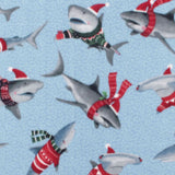 Sharks in Christmas Sweaters Fleece "Santa Jaws"