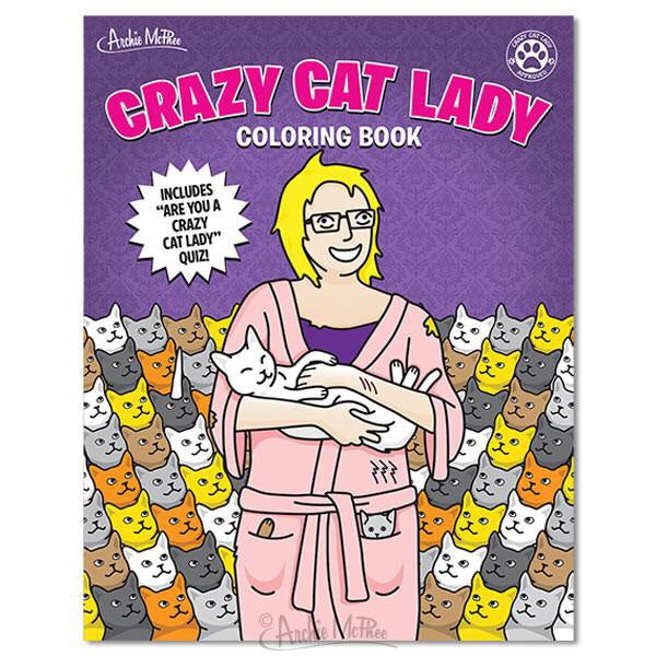 Crazy Cat Lady Coloring Book - Nudie Patooties