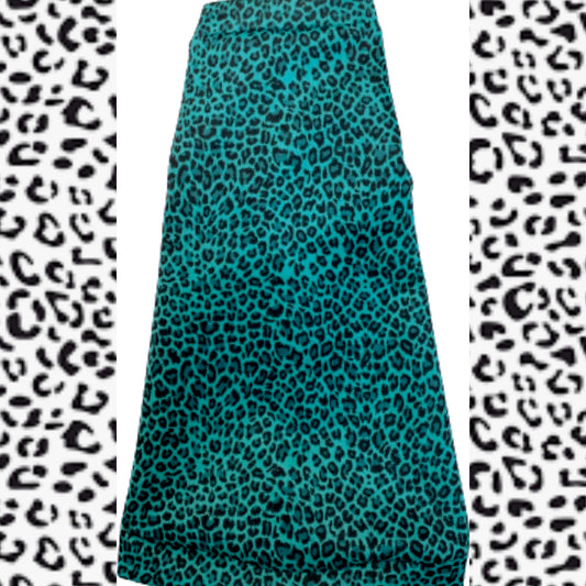 Green Leopard Knit