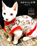 Santa Baby, Gray Stripe Christmas