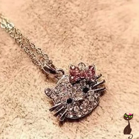 Cat Necklace with Bow - Nudie Patooties  Sphynx cat clothes for your sphynx cat, sphynx kitten, Donskoy, Bambino Cat, cornish rex, peterbald and devon rex cat. 