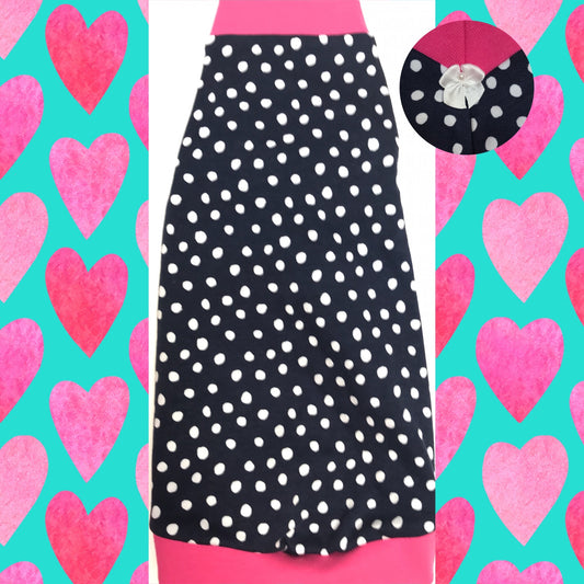 Organic Cotton Navy Polka Dot Shirt - Nudie Patooties