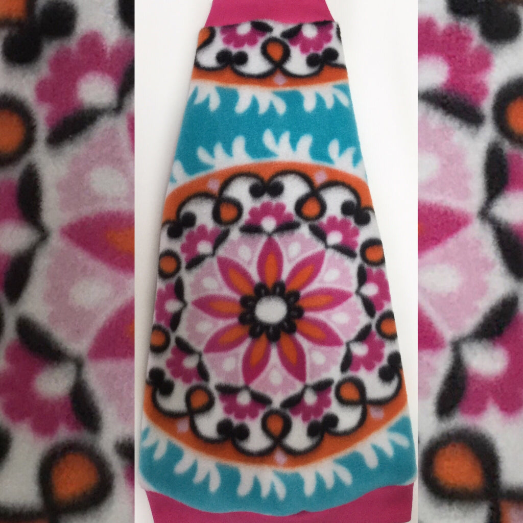 Turquoise, Pink, and Orange Fleece "Style Me Pretty" - Nudie Patooties