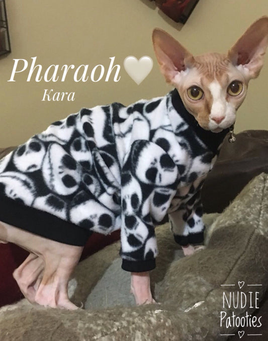 Sphynx cat clothes, shirts and sweaters. Warm long sleeve fleece. Sphynx cat clothes 