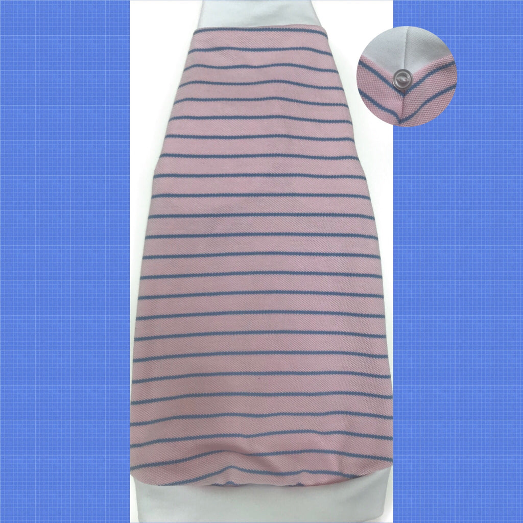 Pink and Blue Stripe Shirt - Nudie Patooties