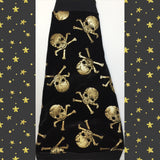 Black Velvet with Metallic Gold Skull - Nudie Patooties  Sphynx cat clothes for your sphynx cat, sphynx kitten, Donskoy, Bambino Cat, cornish rex, peterbald and devon rex cat. 