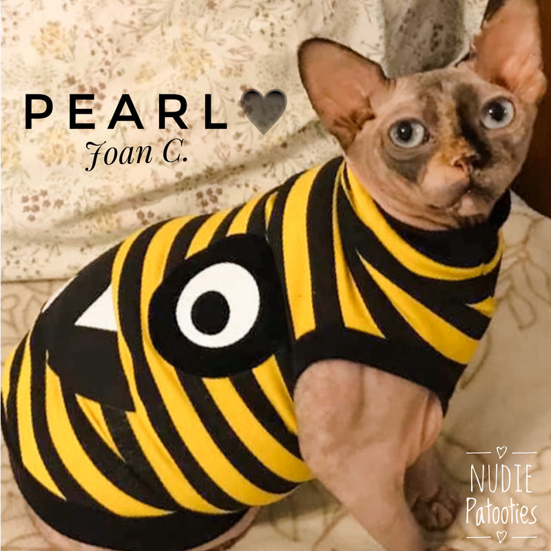 Yellow and Black Stripe "Monster Mash"