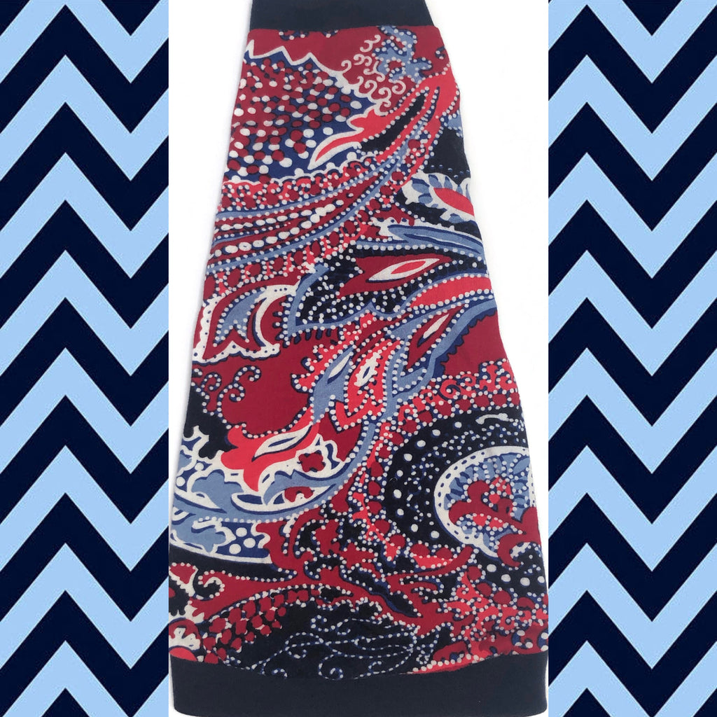 Red, White, and Blue Paisley