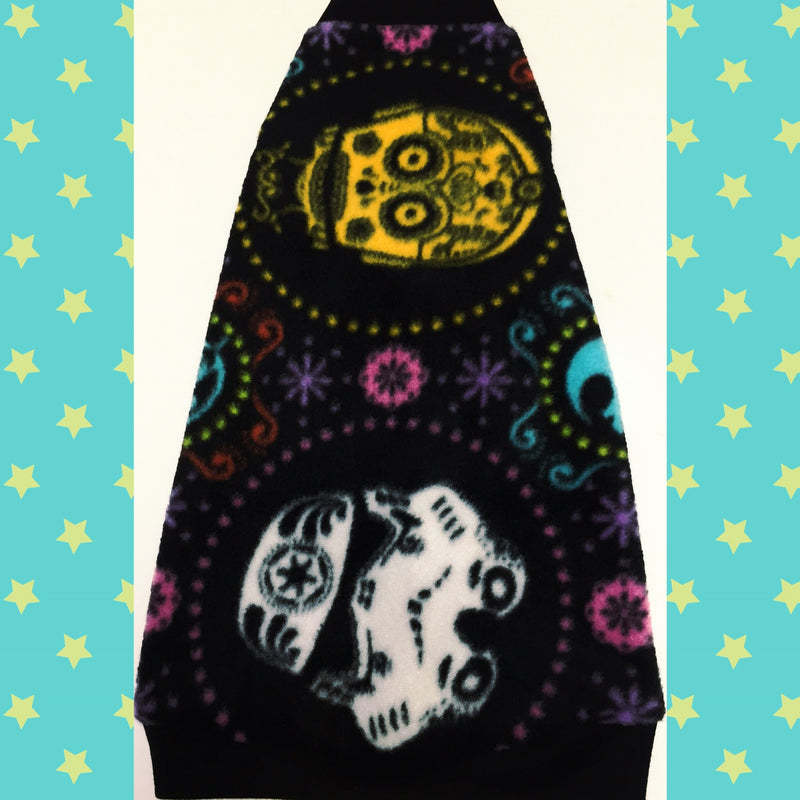 Sugar Wars Fleece - Nudie Patooties. Nudie Patooties Fleece shirt for your sphynx cat, sphynx kitten, Donskoy, Bambino Cat, cornish rex, peterbald and devon rex cat.  Sphynx cat clothes, shirts and sweaters.  Star Wars