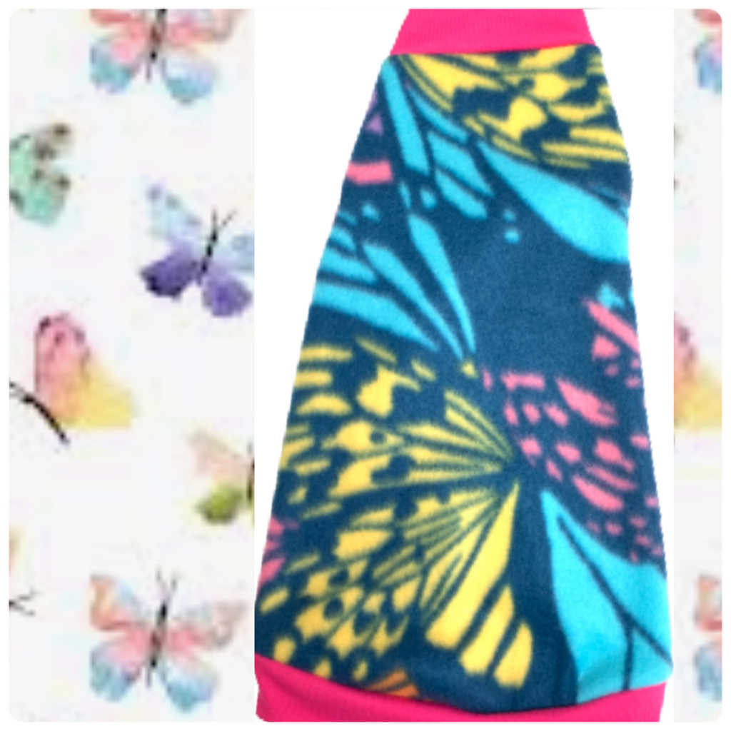 Butterfly Wings on Blue "Flutter"