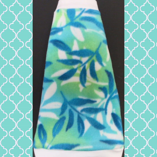 Blue and Green Fleece "Free Spirit" - Nudie Patooties  Sphynx cat clothes for your sphynx cat, sphynx kitten, Donskoy, Bambino Cat, cornish rex, peterbald and devon rex cat. 