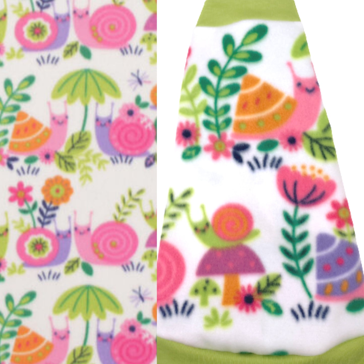 Happy Snail Fleece "Slow Poke"