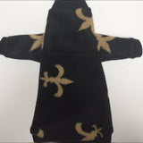 Long Sleeve Black Fleece "Fleur De Lis" - Nudie Patooties