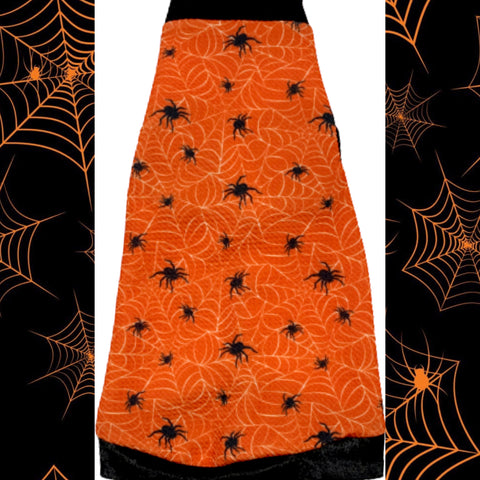 Halloween Venemous Spider w/Velvet Trim