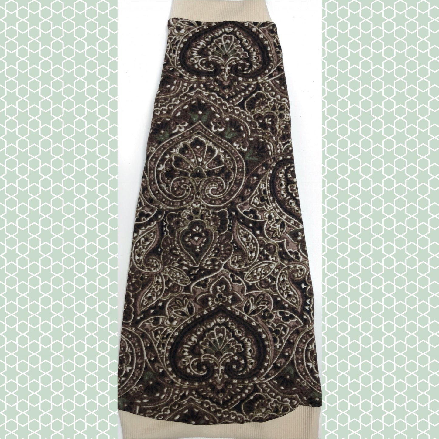 Cream and Brown Paisley - Nudie Patooties