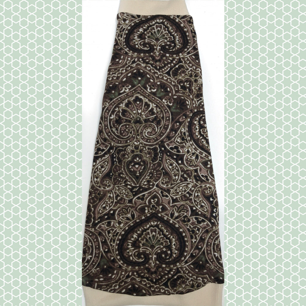 Cream and Brown Paisley - Nudie Patooties