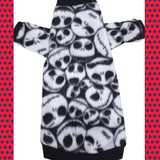 Long Sleeve Spooky Skull Faces  "Simply Meant to Be"