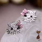 Cat Earrings with Bow - Nudie Patooties  Sphynx cat clothes for your sphynx cat, sphynx kitten, Donskoy, Bambino Cat, cornish rex, peterbald and devon rex cat. 