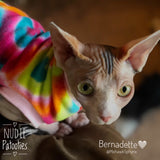 Heart Fleece "Psychedelic Hearts" (Faux fur collar option available!) - Nudie Patooties