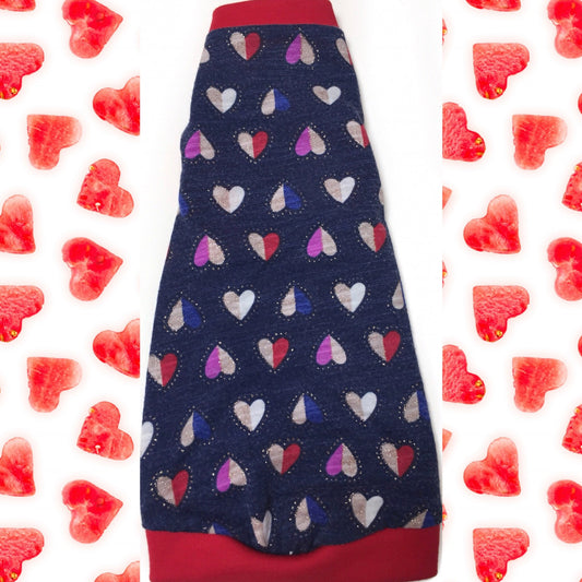 Red, White, Blue, and Pink Hearts - Nudie Patooties