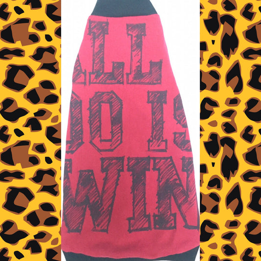 All I Do is Win - Nudie Patooties  Sphynx cat clothes for your sphynx cat, sphynx kitten, Donskoy, Bambino Cat, cornish rex, peterbald and devon rex cat. 