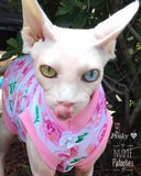 odd eye cat/Sphynx Cat Fleece Clothes / clothes for cats/ cat overalls /cat shirt/ cat sweater/ cat sweatshirt/ pet sweater/ Sphynx cat clothes/ Sphynx clothing / cats clothes/ shirt for cat/ cat clothes/ tattoo/ skull/ designer cat clothes/ cat pjs 