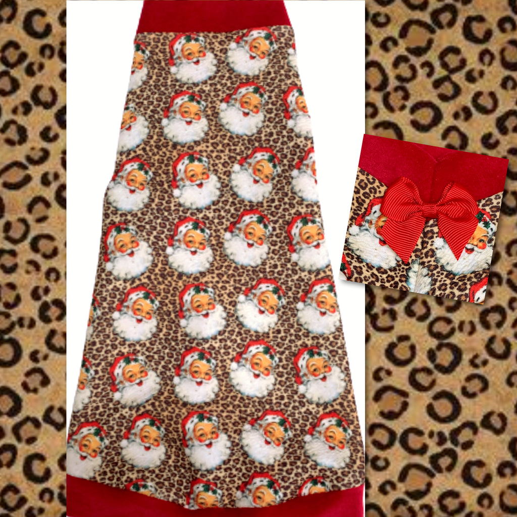 Christmas Leopard Santa "Wild Santa"
