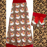 Christmas Leopard Santa "Wild Santa"