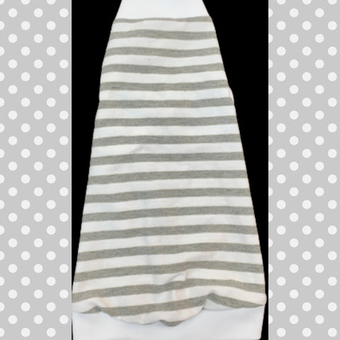 Gray & White Jersey T-shirt