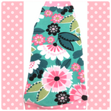 Floral and Pink Polka Dots