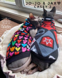 Colorful Heart Fleece "All You Need is Love"