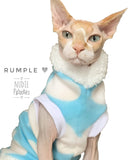 Sphynx Cat Fleece Clothes / clothes for cats/ cat overalls /cat shirt/ cat sweater/ cat sweatshirt/ pet sweater/ Sphynx cat clothes/ Sphynx clothing / cats clothes/ shirt for cat/ cat clothes/ tattoo/ skull/ designer cat clothes/ cat pjs