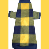 Long Sleeve Blue & Yellow Buffalo Plaid Fleece "Big Guy"