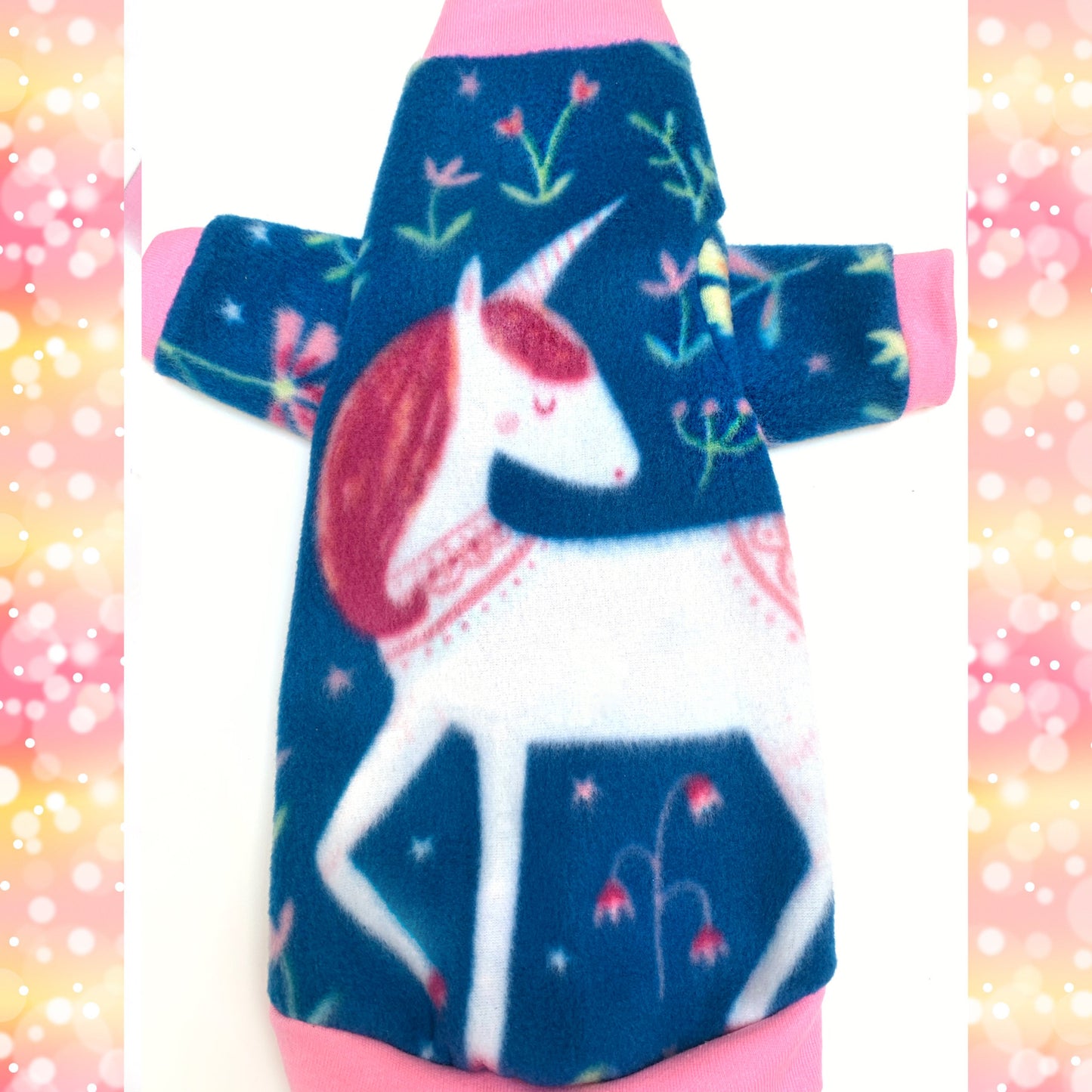 Long Sleeve Blue Unicorn Fleece "Magic"