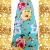 Flowers on Aqua, "Flirt Shirt"