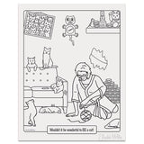 Crazy Cat Lady Coloring Book - Nudie Patooties