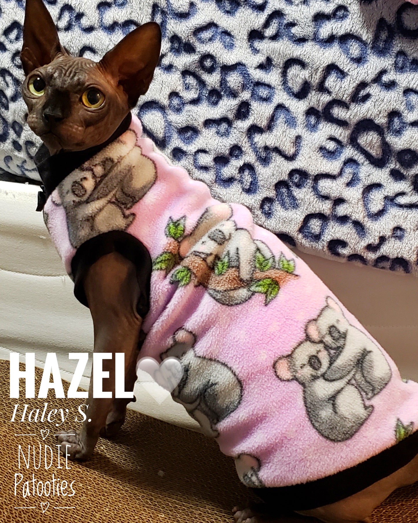 Orchid Koala Fleece "Koala Hugs"