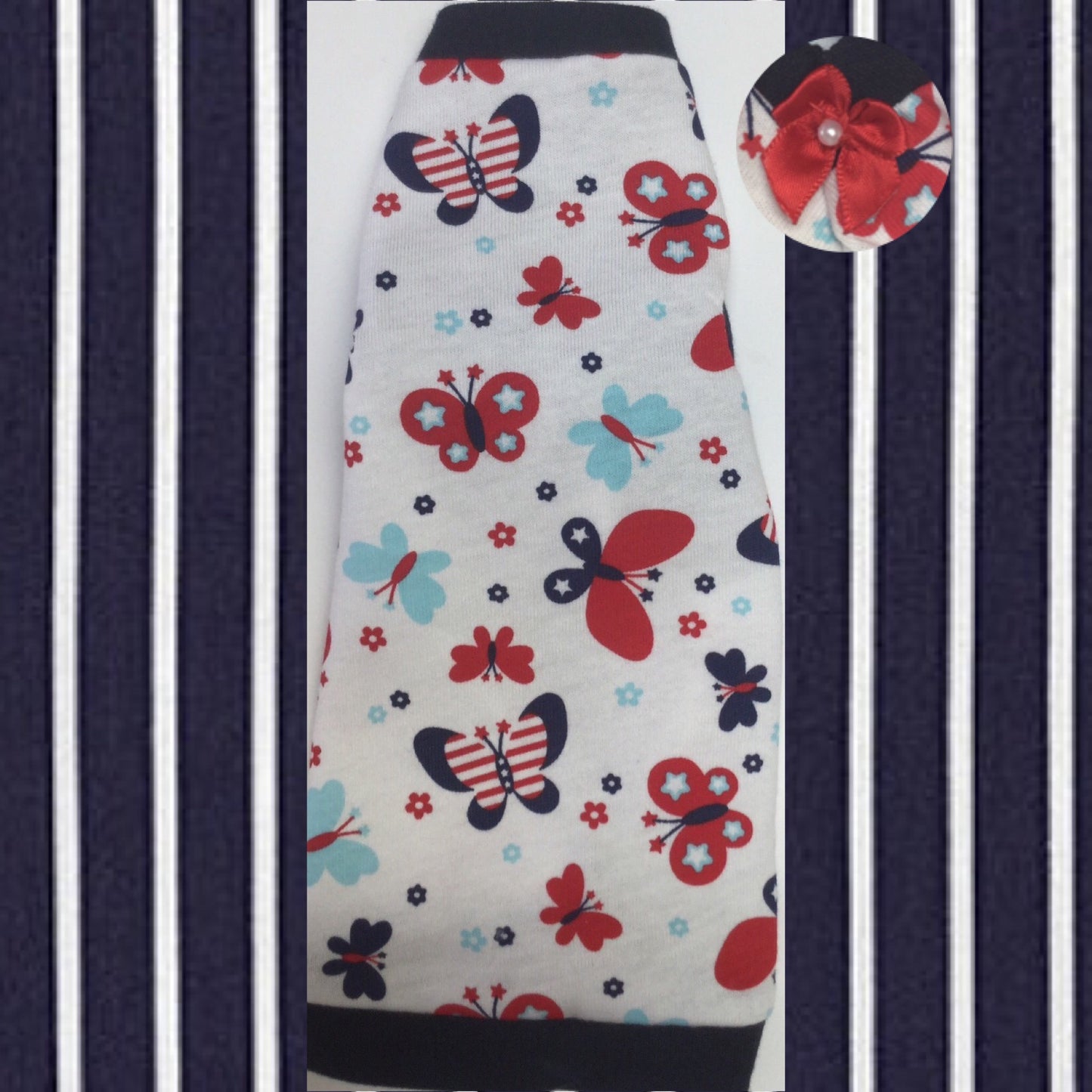 Red, White, and Blue Butterflies - Nudie Patooties