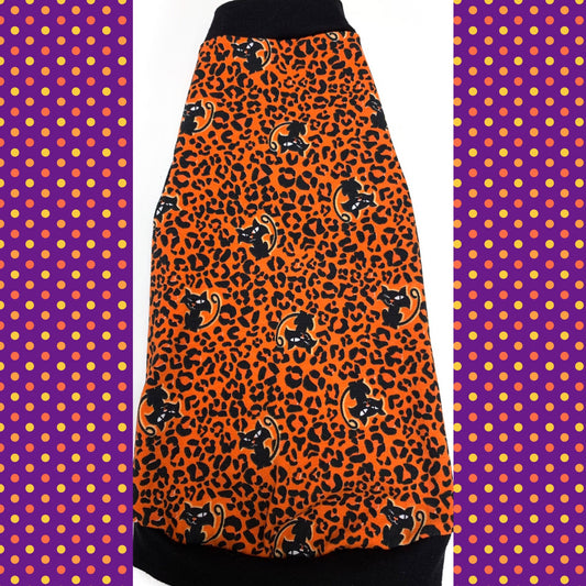 Black Cats & Leopard "Walk on the Wild Side" - Nudie Patooties  Sphynx cat clothes for your sphynx cat, sphynx kitten, Donskoy, Bambino Cat, cornish rex, peterbald and devon rex cat. 