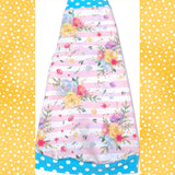 Floral Pink Stripes