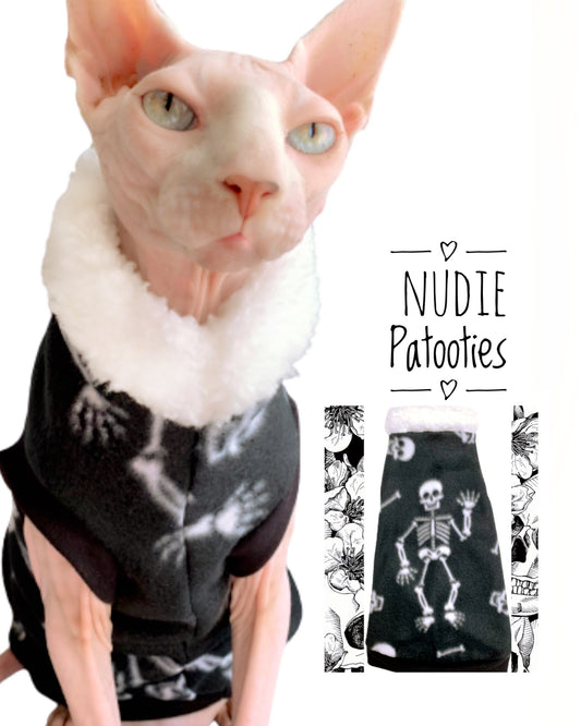 Sphynx cat and kitten shirt.  Sphynx cat clothes. 