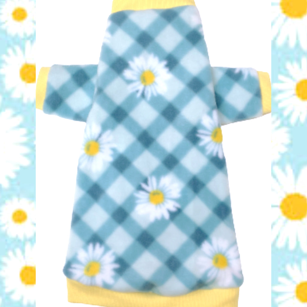 Long Sleeve Plaid Daisy Fleece "Daisy Mae"